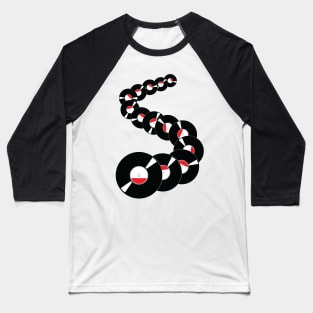 Vinyl Snake Baseball T-Shirt